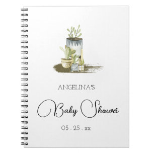 Carnet de la liste de cadeaux de Baby shower point
