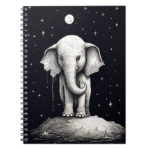 Carnet de la lune triste éléphante