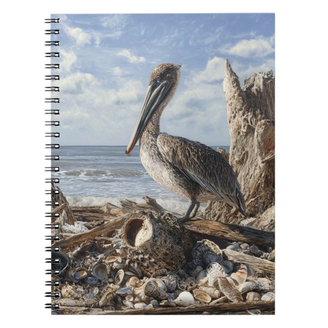 Carnet de la plage de Pelican Seashell (Devant)