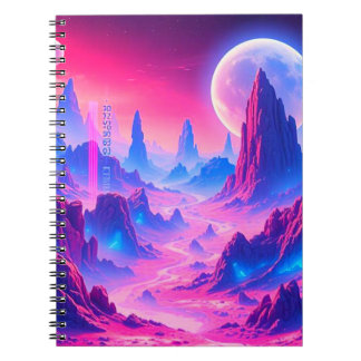 Carnet de la planète Alien Neon | Journal cosmique