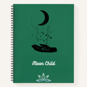 Carnet de la spirale infantile de la lune