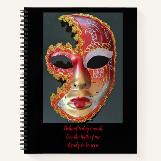 Carnet de la spirale masque (Devant)