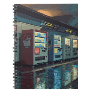 Carnet de la station de distributeurs rétros
