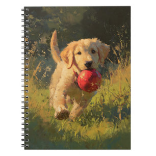 Carnet de lecture Golden Puppy