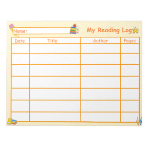 Carnet de lecture pour enfants Suivi de livres