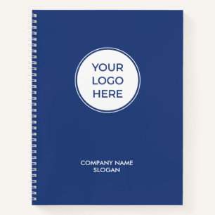 Carnet de logo simple Blue Business