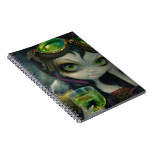 Carnet "de lunettes d'absinthe"