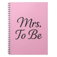Carnet de mariage élégant - Design « Mme à venir »
