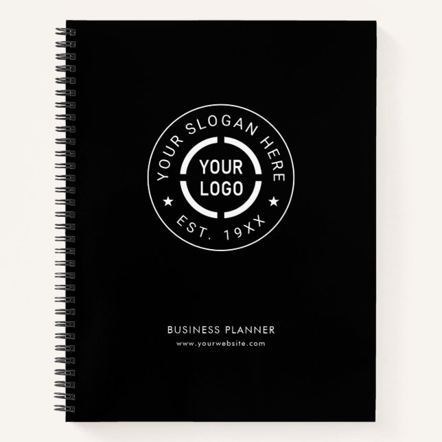 Carnet de marque commerciale de logo personnalisé  (Devant)