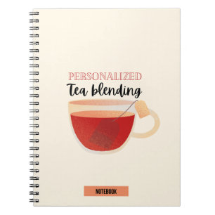 Carnet de mélange de thé personnalisé