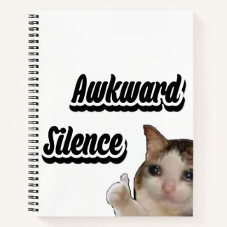 Carnet de mème de chat Awkward Silence