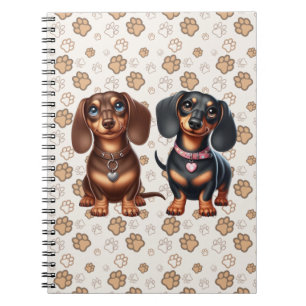 Carnet De mignons amis dachshund