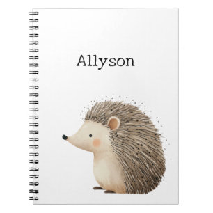 Carnet De mignons hérissons