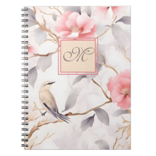 Carnet de monogramme rose