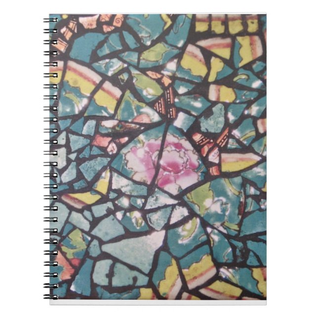 Carnet de mosaïque de turquoise (Devant)