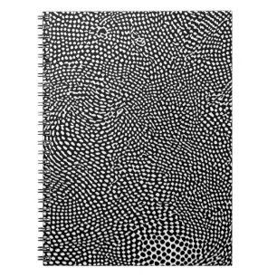 Carnet de Motif de points déformés