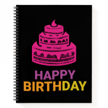 Carnet de naissance Gâteau Rose