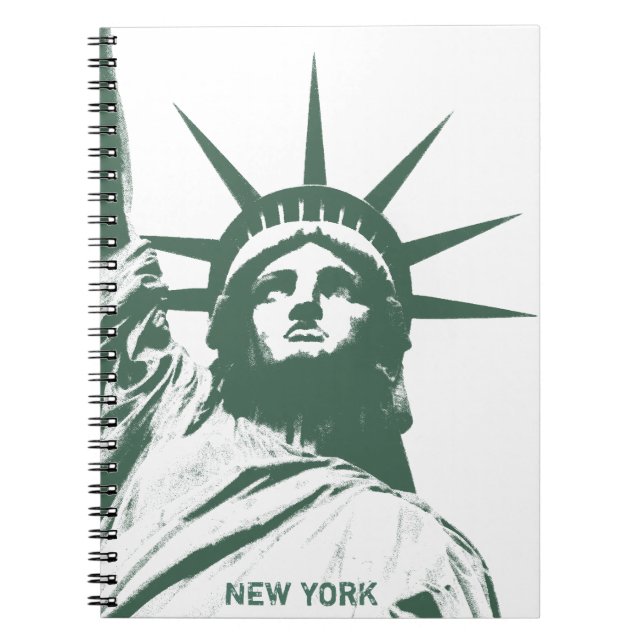 Carnet de New York Statue des Journaux de la Liber (Devant)