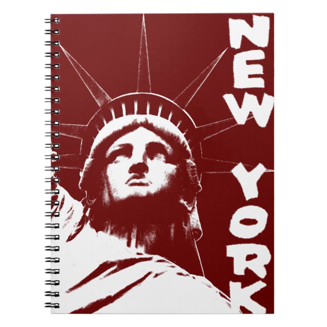 Carnet de New York Statue des Journaux de la Liber (Devant)