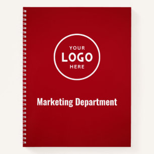 Carnet de notes à logo d'entreprise moderne minima