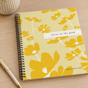 Carnet de notes à motif floral citation Focus On T