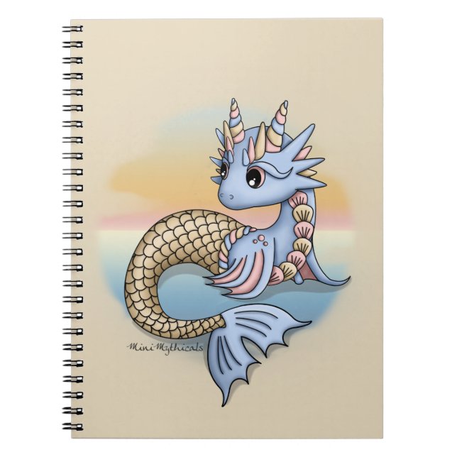 Carnet de notes à spirale de coucher du soleil de (Devant)