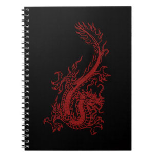 Carnet de notes à spirale de Glaurung de dragon