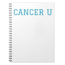 Carnet de notes à spirale du Cancer U