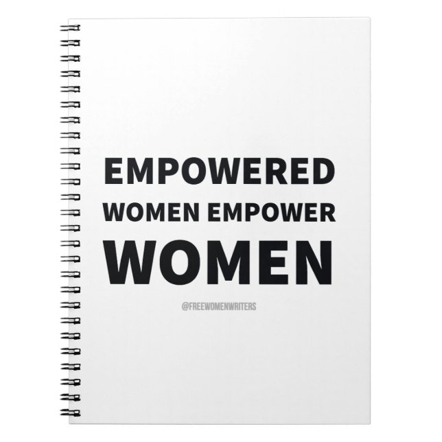 Carnet de notes à spirale féministe (Devant)