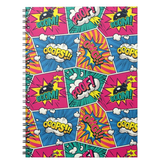 Carnet de notes BD Boom Art Pop (Devant)