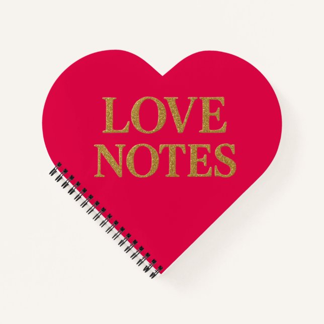Carnet de notes d'amour. (Devant)