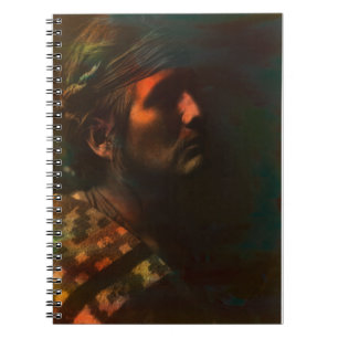 Carnet de notes de photo en spirale amérindienne a