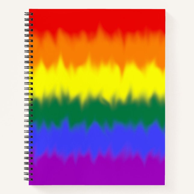Carnet de notes Drapeau LGBT+ (Devant)
