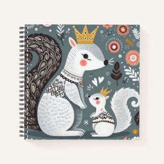 Carnet de notes Duo d’écureuils