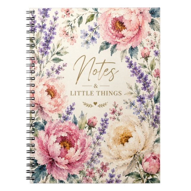 Carnet de notes et de petites choses (Devant)