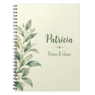 Carnet de notes et d'idées botaniques personnalisé