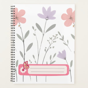 Carnet de notes floral Pastel Bloom pour adolescen