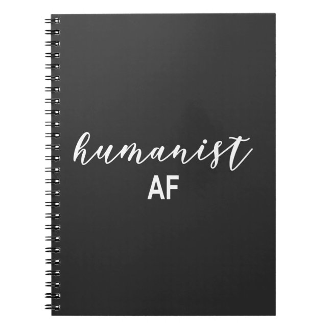 Carnet de notes humaniste typographique amusant (Devant)