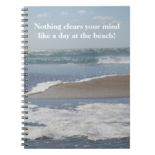 Carnet de notes/Journal sur le thème de la plage