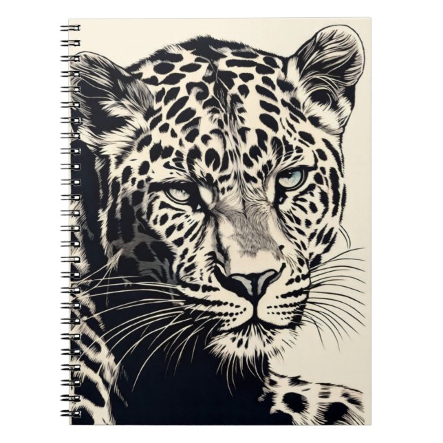 Carnet de notes Léopard (Devant)