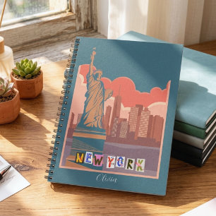 Carnet de notes personnalisé avec vue artistique s