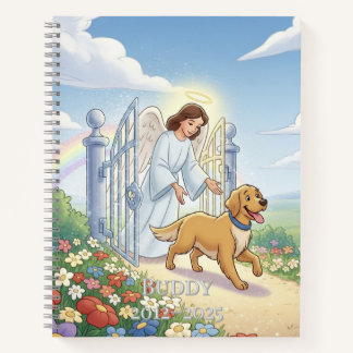 Carnet de notes personnalisé pour le mémorial d'un