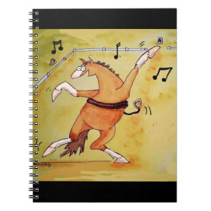 Carnet de notes pour les chevaux de danse