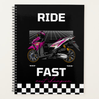 Carnet de notes Ride Fast – Journal à l'esthétique