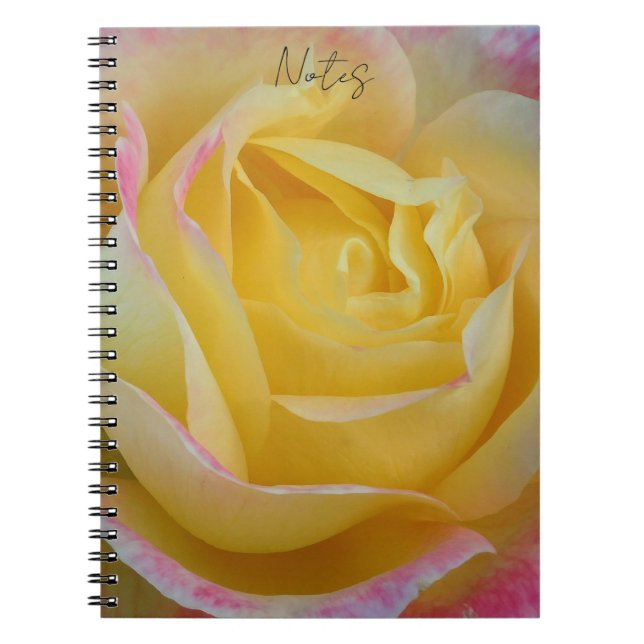 carnet de notes rose intemporel (Devant)