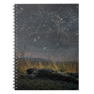 Carnet de nuit Starlit Field Dreaming
