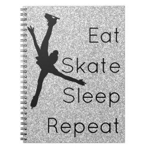 Carnet de patinage artistique - argent Manger Skat