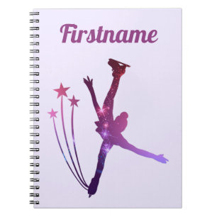 Carnet de patinage artistique - Violet Arabesque
