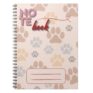 Carnet de pattes de chien