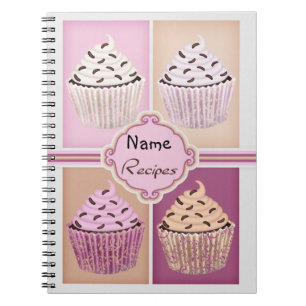 Carnet de petit gâteau de recette